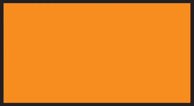 The above panel will be displayed by vehicles carrying certain dangerous goods in packages