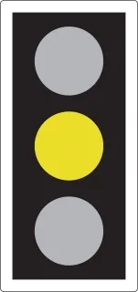 AMBER means ‘Stop’ at the stop line. You may go on only if the AMBER appears after you have crossed the stop line or are so close to it that  to pull up might cause an accident