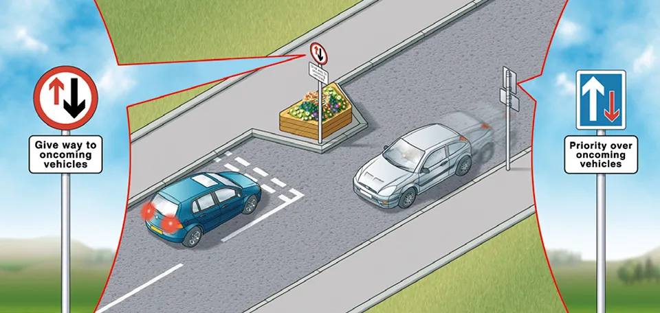 Rule 153: Chicanes may be used to slow traffic down