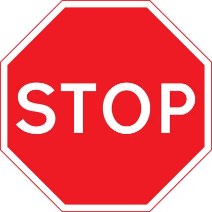 Stop and give way