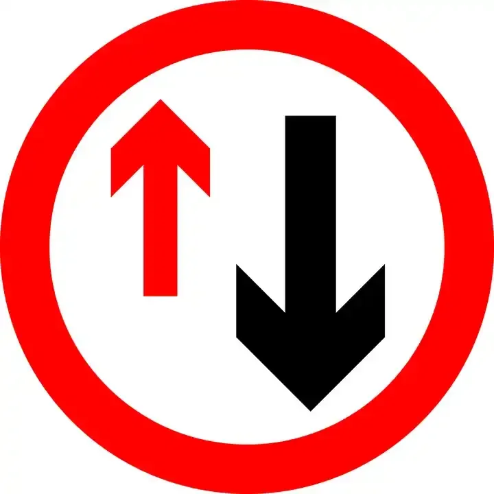 Illustration for the question: What does this traffic sign mean?