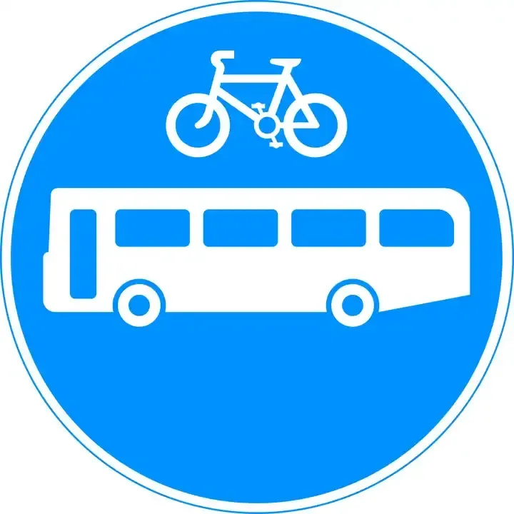Illustration for the question: What should you advise your pupil to do when they see this sign?
