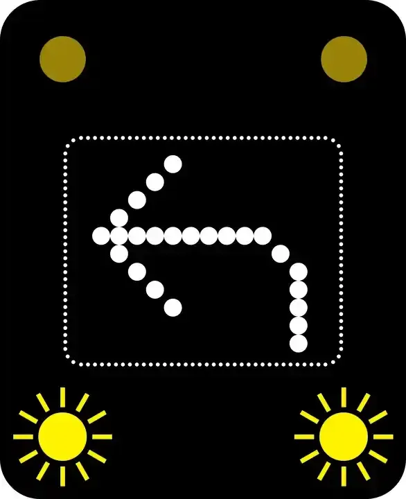 Illustration for the question: What should you do when you see this sign as you travel along a motorway?