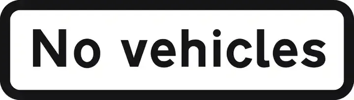 Illustration for the question: This plate is used with which sign?