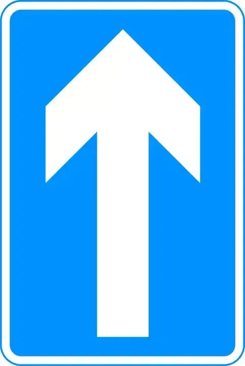 Illustration for the question: What should you be aware of if you've just passed this sign?