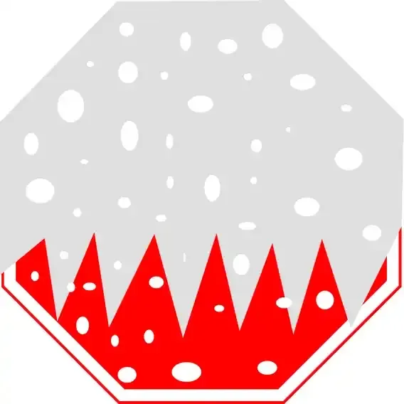 Illustration for the question: In winter, road signs can become covered by snow. What does this sign mean?