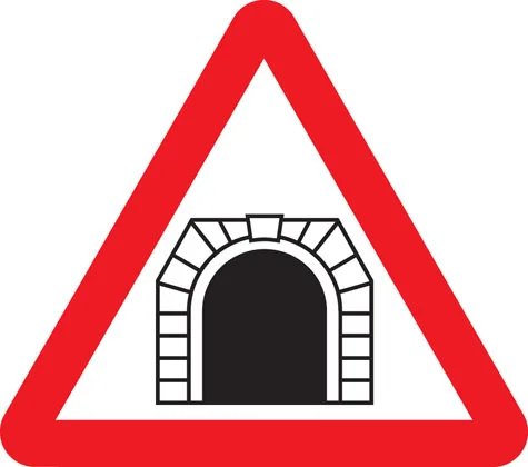 Tunnel ahead