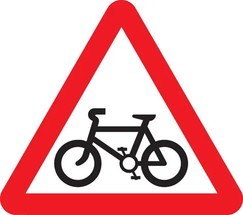 Cycle route ahead