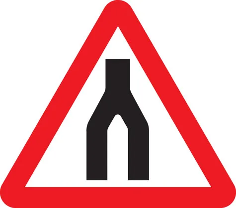 Dual carriageway ends